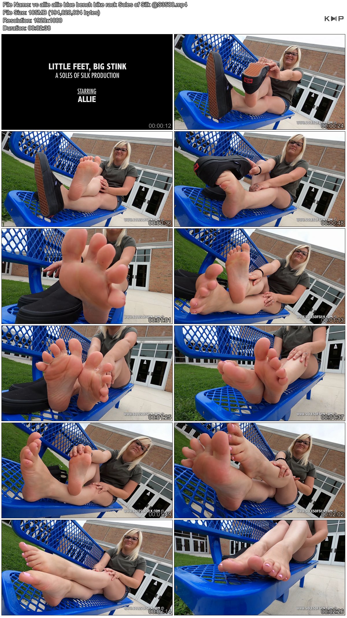 vc allie allie blue bench bike rack Soles of Silk @S3580.JPG